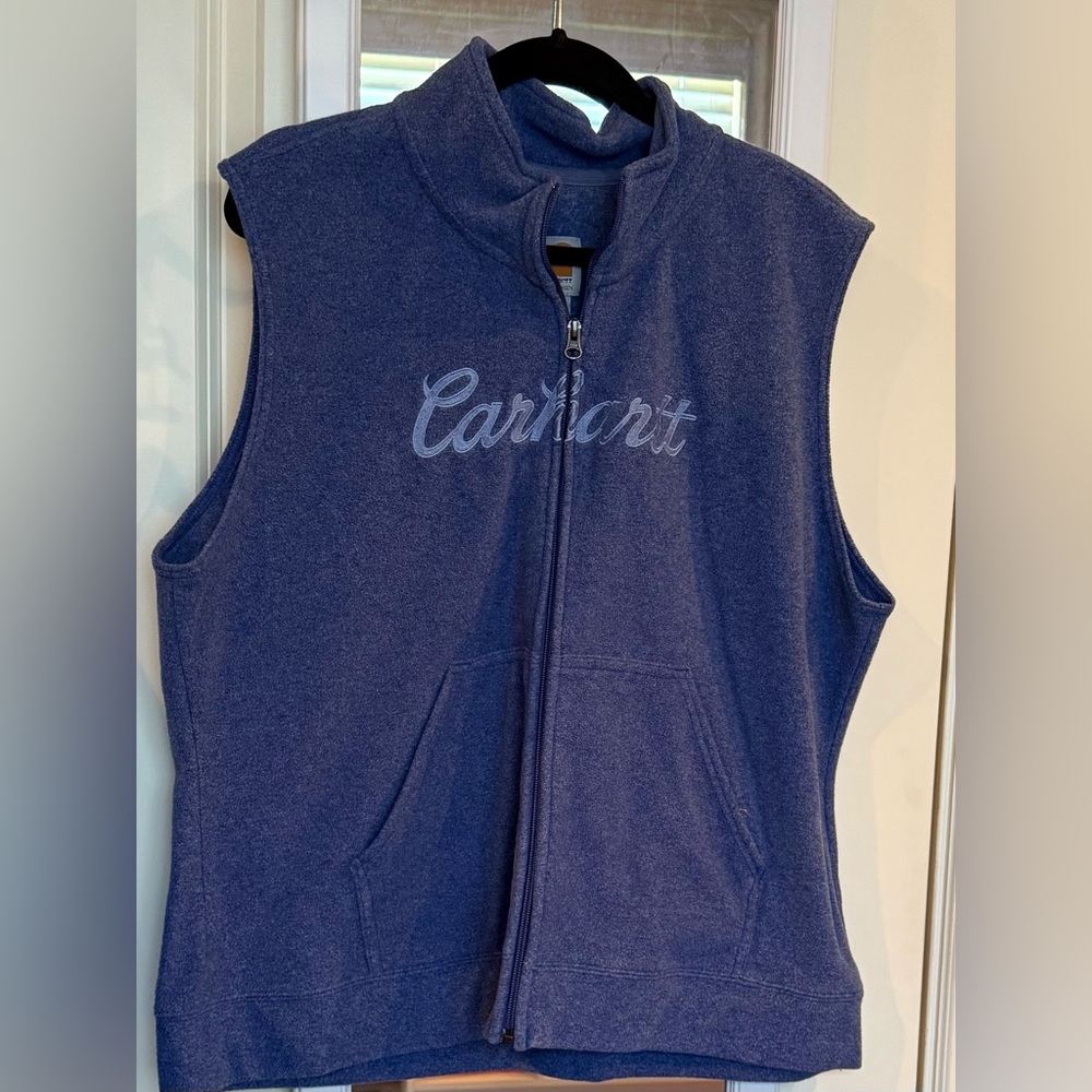 💙 Carhartt Women’s Full-Zip Vest – XXL (2X) – Blue 💙